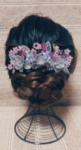 Tocado para invitada de boda